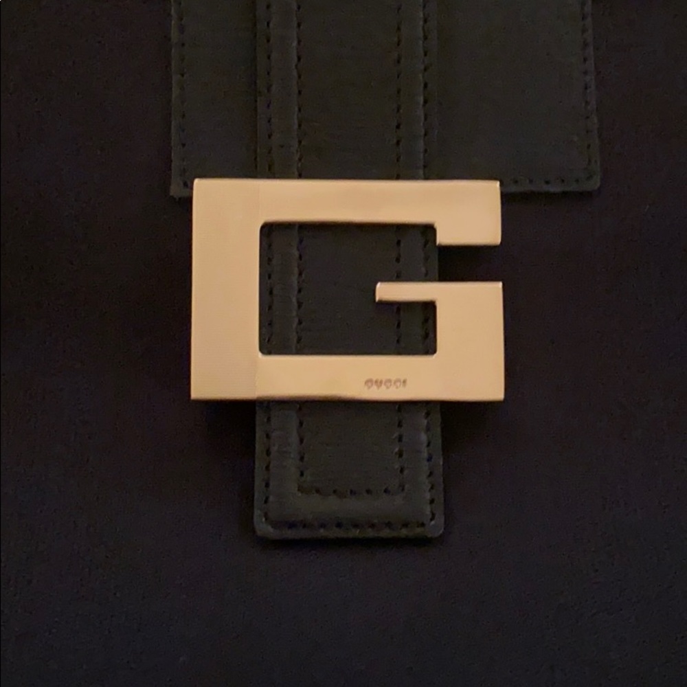 Authentic Gucci canvas and leather handbag in very good condition 13” X 9” X 2” - Picture 3 of 8